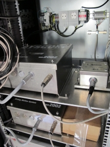 SYSCOM SEISMIC MONITORING STATION TO INCLUDE: IN CABINET (1) NETWORK CONTROL CENTER (2) MR 2002 STRONG MOTION SYSTEM, MOTION CONTROL SENSORS, (1) POWER SUPPLY, (1) AXIOMTEK MONITOR, IN BOX, LARGE QUANTITY OF SYSCOM MR 2002 STRONG MOTION SYSTEM, MOTION CONTROL SENSORS, (1) TITTABLE FOR MR 2002 PART# 13.11.0002 (1) LOCKED SCHAFF CABINET WITH RELATED CONTENTS, (1) COLOR PRINTER. LOADING & HANDLING FEE $15-4574